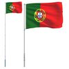 vidaXL portug&aacute;l alum&iacute;nium z&aacute;szl&oacute; &eacute;s r&uacute;d 5,5 m