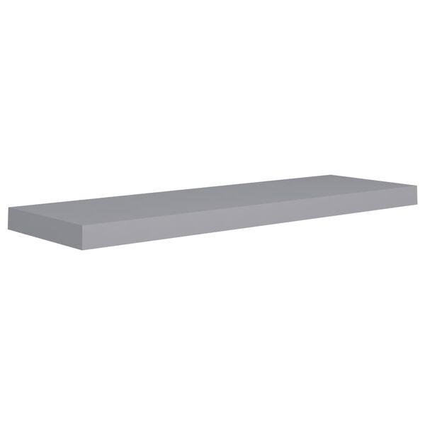 vidaXL 2 db sz&uuml;rke MDF lebegő fali polc 80 x 23,5 x 3,8 cm