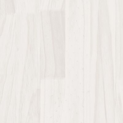vidaXL 2 db fehér tömör fenyőfa éjjeliszekrény 40 x 29,5 x 64 cm
