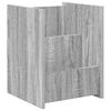vidaXL Magazin &aacute;llv&aacute;ny Sz&uuml;rke Sonoma 35 x 35 x 45 cm Szerelt Fa