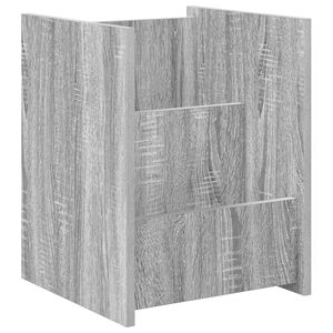 vidaXL Magazin &aacute;llv&aacute;ny Sz&uuml;rke Sonoma 35 x 35 x 45 cm Szerelt Fa