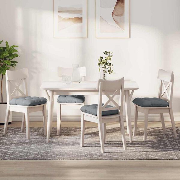 vidaXL &Uuml;lőp&aacute;rn&aacute;k 4 pcs Vil&aacute;gossz&uuml;rke 45 x 45 x 12 cm sz&ouml;vet