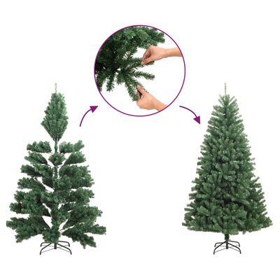 vidaXL zöld műkarácsonyfa állvánnyal 500 cm