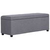vidaXL vil&aacute;gossz&uuml;rke poli&eacute;szter pad t&aacute;rol&oacute;rekesszel 116 cm