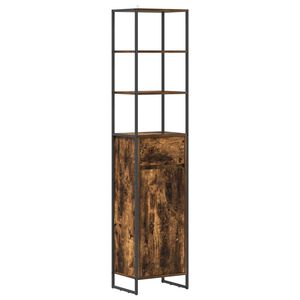 vidaXL F&uuml;rdőszoba Sz&eacute;k&eacute;ny F&uuml;st&ouml;s t&ouml;lgy 40 x 30 x 180 cm Faanyag