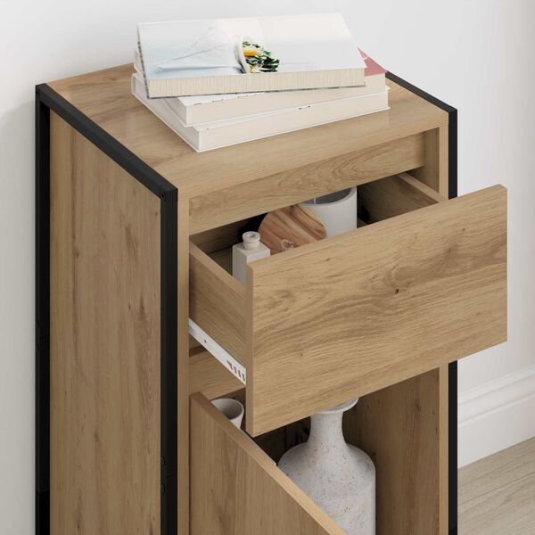 vidaXL Sz&eacute;f fi&oacute;kkal Műv&eacute;szi t&ouml;lgy 81 x 36 x 150.5 cm Faanyag