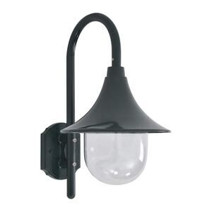 vidaXL s&ouml;t&eacute;tz&ouml;ld alum&iacute;nium kerti falil&aacute;mpa, E27, 42 cm