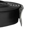 vidaXL Gar&aacute;zs Ajt&oacute; T&ouml;m&iacute;t&eacute;s Fekete 52 x 2 mm 5,5 m PVC
