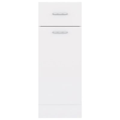 vidaXL fehér forgácslap fiókos alsószekrény 30 x 46 x 81,5 cm