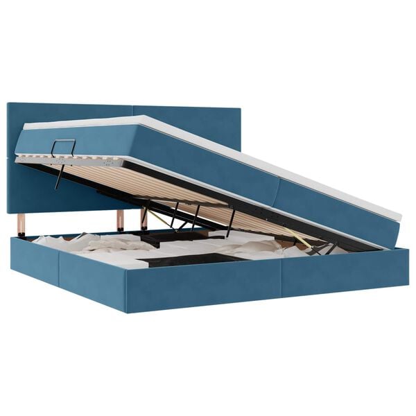 vidaXL &Aacute;gy t&aacute;rol&oacute;val &eacute;s LED l&aacute;mp&aacute;val S&ouml;t&eacute;t k&eacute;k 200 x 200 cm B&aacute;rsony