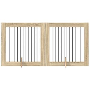 vidaXL Kutyaker&iacute;t&eacute;s &aacute;llv&aacute;nyokkal 2 pcs Sonoma T&ouml;lgy 100 x 100 cm