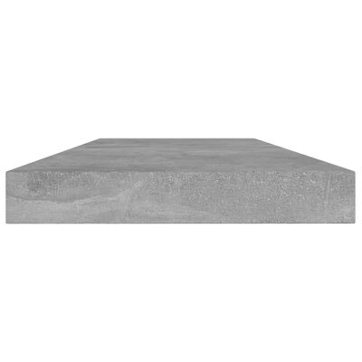 vidaXL 8 db betonszürke forgácslap könyvespolc 40 x 10 x 1,5 cm