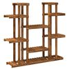 vidaXL N&ouml;v&eacute;ny&aacute;llv&aacute;ny Term&eacute;szetes 123 x 25 x 114,5 cm T&ouml;m&ouml;r Ak&aacute;cfa