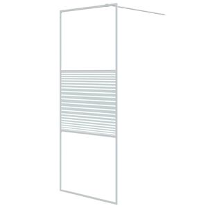 vidaXL feh&eacute;r &aacute;tl&aacute;tsz&oacute; ESG &uuml;veg zuhanyfal 80x195 cm