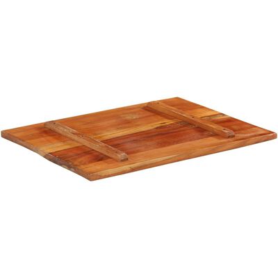 vidaXL négyszögű tömör újrahasznosított fa asztallap 60x80 cm 25-27 mm