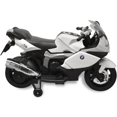 Elektromos BMW 283 gyerek motorkerékpár 6 V fehér
