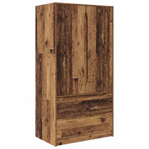 vidaXL Cabinet fi&oacute;kkal t&aacute;rol&oacute;val &Ouml;reg fa 79,5 x 49 x 156 cm M&eacute;rn&ouml;ki fa