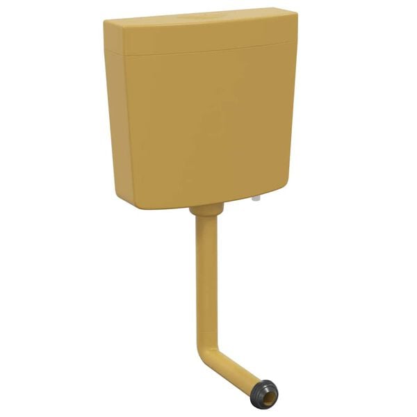 vidaXL curry sárga WC-tartály alsó vízbemenettel 3/6 liter