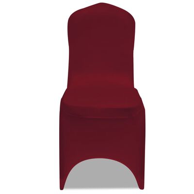 vidaXL 30 db burgundi vörös sztreccs székszoknya