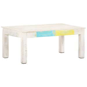 vidaXL feh&eacute;r t&ouml;m&ouml;r mang&oacute;fa doh&aacute;nyz&oacute;asztal 110 x 60 x 45 cm