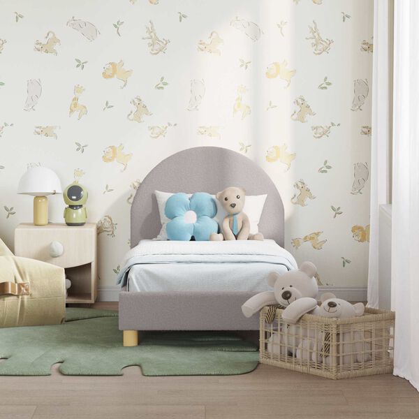 vidaXL Gyerek&aacute;gy keret fejt&aacute;ml&aacute;val Vil&aacute;gossz&uuml;rke 70 x 140 cm