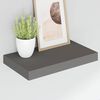 vidaXL 2 db magasf&eacute;nyű sz&uuml;rke MDF lebegő fali polc 40 x 23 x 3,8 cm