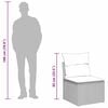 vidaXL Kerti Kanap&eacute; Szett p&aacute;rn&aacute;val p&aacute;rn&aacute;val 9 pcs B&eacute;zs Polyrattan