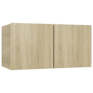 vidaXL sonoma t&ouml;lgy f&uuml;ggő TV-szekr&eacute;ny 60 x 30 x 30 cm