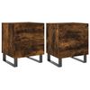 vidaXL 2 db f&uuml;st&ouml;s t&ouml;lgy sz&iacute;nű szerelt fa &eacute;jjeliszekr&eacute;ny 40x35x47,5 cm