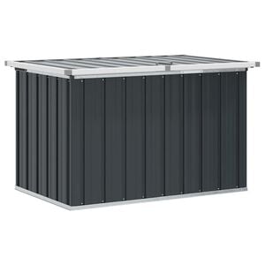 vidaXL antracitsz&uuml;rke kerti t&aacute;rol&oacute;l&aacute;da 109 x 67 x 65 cm