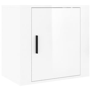 vidaXL magasf&eacute;nyű feh&eacute;r falra szerelhető &eacute;jjeliszekr&eacute;ny 50x30x47 cm
