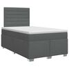 vidaXL Boxspring &aacute;gy matraccal S&ouml;t&eacute;tsz&uuml;rke 120 x 190 cm Sz&ouml;vet