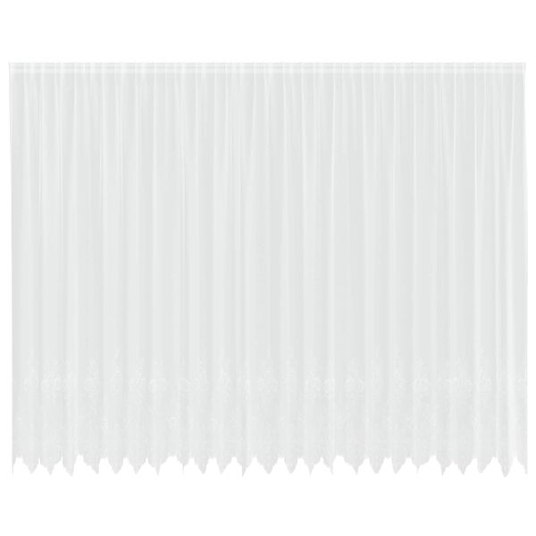 vidaXL Csipk&eacute;s F&uuml;gg&ouml;ny f&uuml;gg&ouml;ny&ouml;kkel Feh&eacute;r 260 x 600 cm Poli&eacute;szter