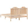 vidaXL tömör fa extra hosszú ágykeret matrac nélkül 160 x 210 cm