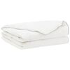 vidaXL Paplan FULDA 220 x 260 cm Ny&aacute;ri 100 GSM 90% libatoll Feh&eacute;r