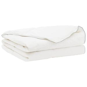 vidaXL Paplan FULDA 220 x 260 cm Ny&aacute;ri 100 GSM 90% libatoll Feh&eacute;r