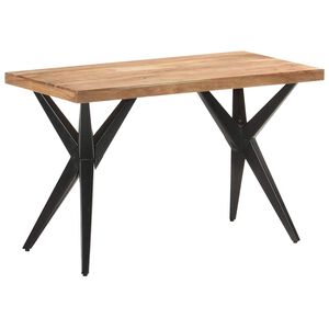 vidaXL t&ouml;m&ouml;r ak&aacute;cfa &eacute;tkezőasztal 120 x 60 x 76 cm