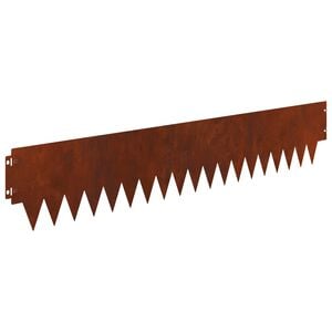 vidaXL Fűszeg&eacute;lyez&eacute;s 30 pcs 103 x 20 cm f&eacute;m Rozsd&aacute;s
