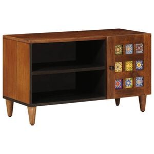 vidaXL TV szekr&eacute;ny t&aacute;rol&oacute;val Di&oacute; 80 x 33 x 46 cm T&ouml;m&ouml;r Mang&oacute;f&aacute;t