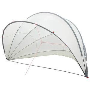 vidaXL Medence kupola Sz&uuml;rke &eacute;s narancs 546 x 516 x 250 cm