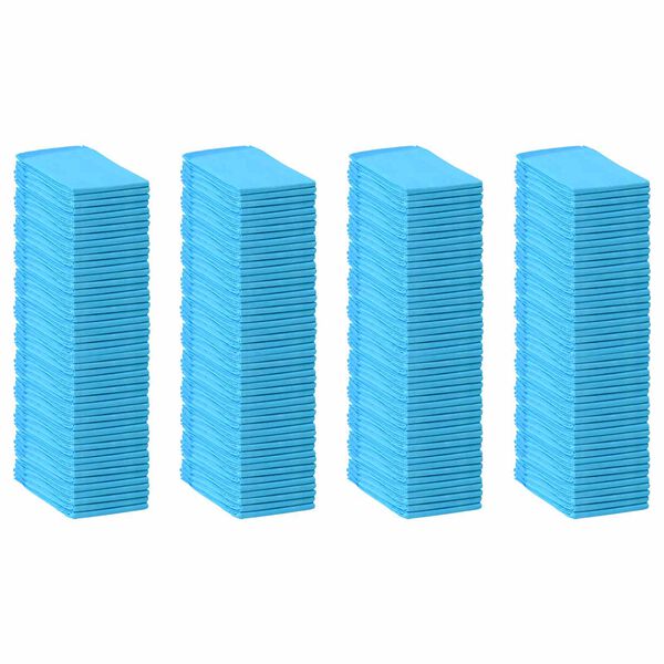 vidaXL Háziállat Képző Párna 200 pcs Kék és Fehér 120 x 80 cm