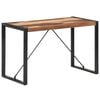 vidaXL t&ouml;m&ouml;r fa &eacute;tkezőasztal paliszander fel&uuml;lettel 120 x 60 x 75 cm