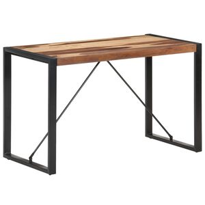 vidaXL t&ouml;m&ouml;r fa &eacute;tkezőasztal paliszander fel&uuml;lettel 120 x 60 x 75 cm