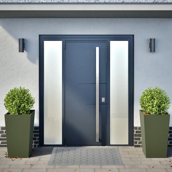 vidaXL 2 db ol&iacute;vaz&ouml;ld ac&eacute;l kerti n&ouml;v&eacute;nytart&oacute; 45 x 45 x 75 cm