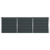 vidaXL N&ouml;v&eacute;nytart&oacute; Antracit 160 x 40 x 75 cm Ac&eacute;l
