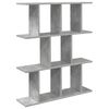 vidaXL Falpolc Betonsz&uuml;rke 102 x 20 x 96 cm Szerelt Fa