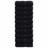 vidaXL Vend&eacute;gt&ouml;r&ouml;lk&ouml;ző SOLUND 50 db Fekete 30 x 30 cm 550 gsm
