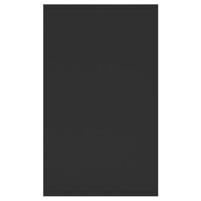 vidaXL fekete forgácslap tálalószekrény 135 x 41 x 75 cm