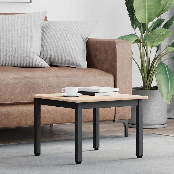 vidaXL Doh&aacute;nyz&oacute;asztal Term&eacute;szetes 50 x 50 x 36 cm T&ouml;m&ouml;r fenyőfa