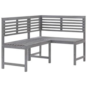vidaXL sz&uuml;rke t&ouml;m&ouml;r ak&aacute;cfa kerti sarokpad 140 cm